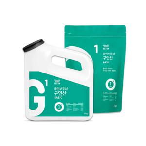 구연산 베이직 왕톡톡이 리필세트 (1kgx1)