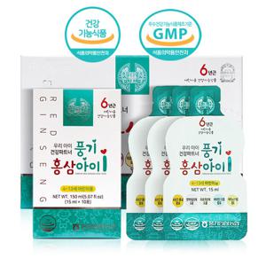 [풍기인삼농협] 황풍정 홍삼아이 15ml x 30포 +하이큐키즈 배도라지10포, 포도10포 증정