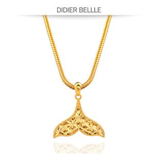 디디에벨라 24K 순금 고래꼬리 목걸이 11.25g