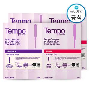 템포 탐폰 체내형생리대 레귤러/슈퍼 80매