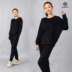 홈트 여성운동복 요가복상의  가오리 긴팔티 TL66WQ1