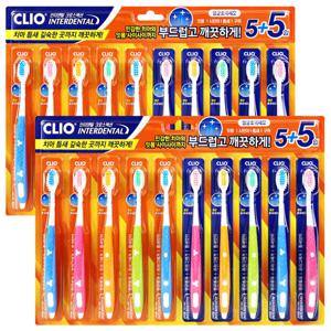 크리오 센스 인터덴탈 칫솔 초극세모 20개