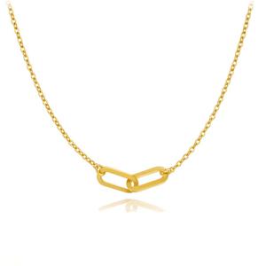 [커플레인] 여자 24k 클립 순금목걸이 7.5g + 18K장식