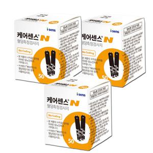 아이센스 케어센스N 시험지 150매 혈당 스트립 검사지 긴유효기간 당뇨 소모성 재료