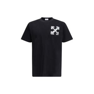 오프화이트 반팔 티셔츠 OMAA027F25JER00A 1072 BLACK