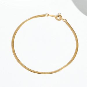 [펠리체골드] 14K 스네이크 2mm 팔찌