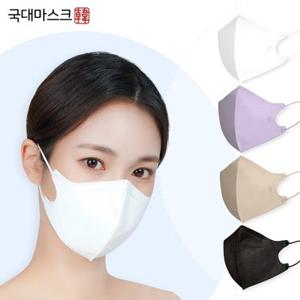 KF94 국대마스크 새부리형 2D 100매 흰색
