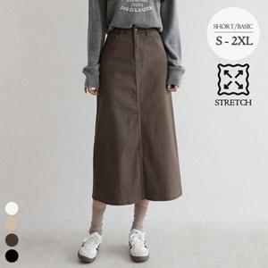 어썸 [올데이스커트No.1] 컴포트 코튼 H라인 스커트_264958
