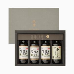 [신앙촌] 양조간장 선물세트 명작 5호 (쇼핑백포함) s