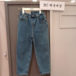 [오후]편한 스판~기모 세미와이드 데님 OHTJ23T04