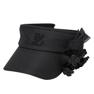 [링스] 여성 플라워 오브제 바이저 L21D1CP264_BK