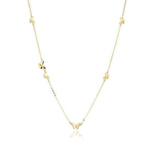 [GB] 럭키 행운나비 패턴 10K GOLD 목걸이 LNT24006T