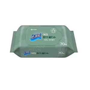 에코 종이 물티슈 70매 유한킴벌리