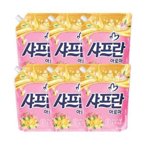 기분좋은향기 샤프란 섬유유연제 바닐라 2.1L x 6개