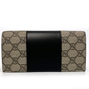 GUCCI 구찌 GG 수프림 캔버스 레더 장지갑 779878 KGDHN 9769