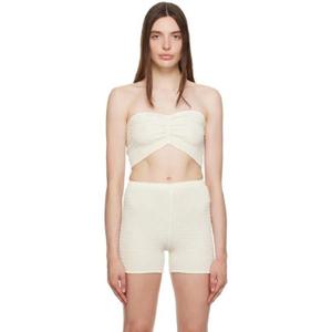 25 FW Saturdays NYC 여성 오프 화이트 조안나 튜브탑 232899F111000