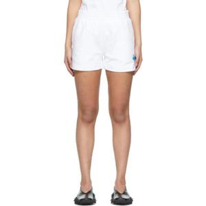 25 FW 헬무트랭 여성 화이트 라이프가드 쇼츠 221154F088008
