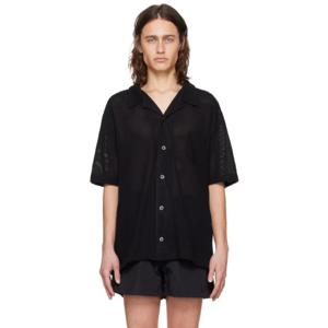 25 FW Howlin 남성 블랙 베이스 컬쳐 셔츠 241663M192008