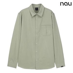 나우  (1NUYSS3901_LK) U 옥스포드셔츠 L.KHAKI