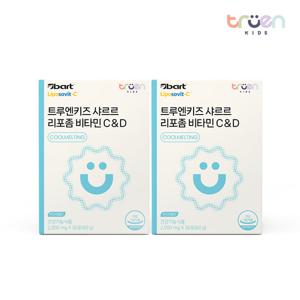 [트루엔] 키즈 샤르르 리포좀 비타민 C&D 스틱 30포, 2박스