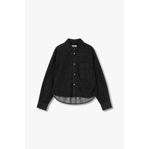 [톰보이]미디엄 블랙 원포켓 롱슬리브 셔츠(9105121211)