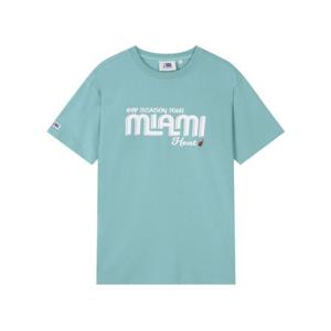 [NBA]MIA 트래블 백 아치형 반팔 티셔츠(N242TS073P)