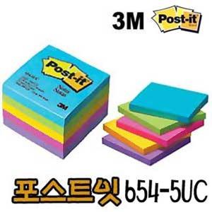 3M 포스트잇654 5UC 접착메모지