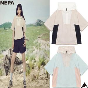 [네파] 여성 안유진 컴포 라이트 반팔 후디 아노락 7K40669