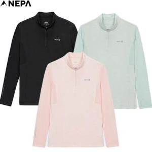 [네파] 여성 마운틴 컬러 블럭 아이스 집업 티셔츠 7K45405