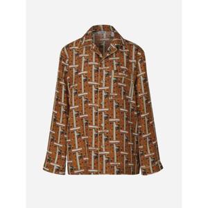 버버리 긴팔 티셔츠 8094161 B9723PUMPKIN Brown