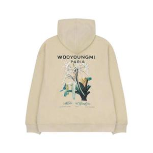 우영미 플라워 프린트 후드 아이보리   23SS W231TS58718I