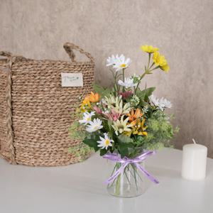 데이지 조화 화병 스프링 Bset 30cm (DIY) 인테리어 꽃 테이블 장식 소품 꾸미기