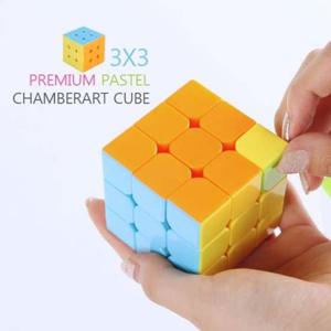 큐브놀이 매직큐브 3x3 프리미엄 파스텔 챔버아트 큐브33