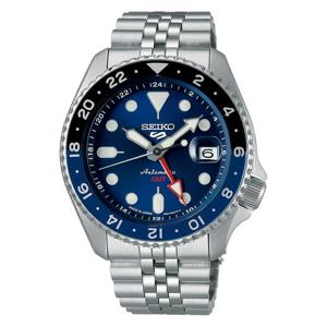 [세이코 워치] 손목시계 파이브 스포츠 SKX Sports Style GMT Sports Style SBSC003 맨즈 실버