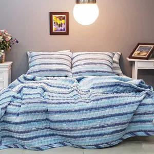 오션 뱀부 여름 누빔이불패드세트 K