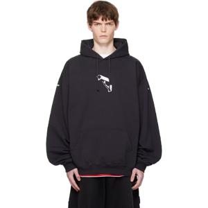 25 FW 베트멍 남성 블랙 CCTV 오버사이즈 후드티 252669M202025