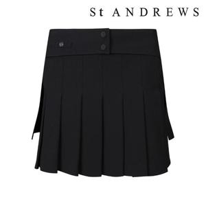 [세인트앤드류스]여성 레이어 플리츠 큐롯 스커트 (821E1PC105BK)