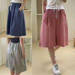 [시드마켓]하비탈출와이드끈팬츠 507U984S 빅사이즈 여성의류