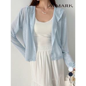 [앳마크]ATMARK (77까지)씬후디드버튼숏가디건_AA56CD015G