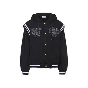 오프화이트 자켓 OMEK003F25FLE001 1001 Black