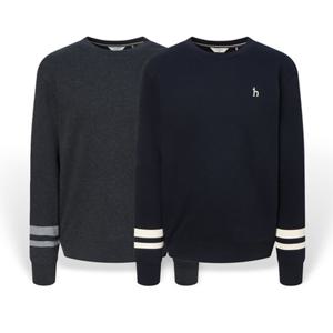 [헤지스] 남성 소매블럭 맨투맨 HZTS5D344