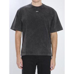 오프화이트 반팔 티셔츠 OMAA120F25JER014 1301 BLACK