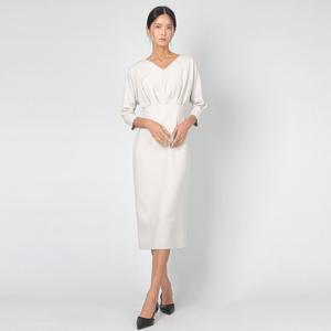 [파슨스] V-Neck Volume Dress [PW2S9OP03]