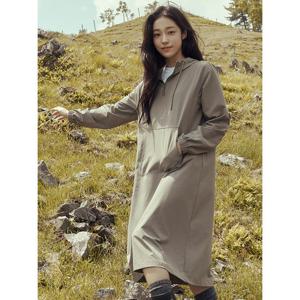 [알래스카] 여성_롱슬리브 후드 원피스 PAF4OO2895