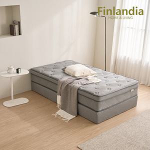 핀란디아 리슬립 28cm 호텔식 유로탑 포켓 독립스프링 슈퍼싱글 매트리스 SS