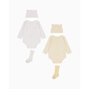 [에뜨와]루안바디수트3PCS SET 07S517904[출산,신생아 백일선물,가을우주복]
