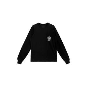 크롬하츠 뉴욕  quot 블랙 quot  긴소매 티셔츠 CHRM0010