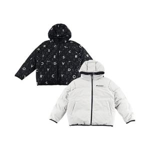디스커버리 키즈 모노그램 리버서블 다운 숏패딩 DKDJ54036-BKP