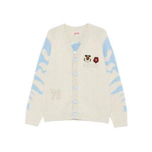 겐조 니트웨어 FF65CA7463CI 93 GREY BLUE