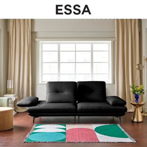 [에싸] 로마노 3인 스윙기능 프라우 소가죽 소파